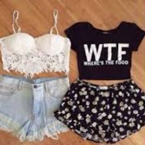 A cute teens summer outfit